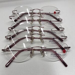 (lot)  Brooks Brothers BB487T 1228T Pink Titanium Glasses/Eyeglasses